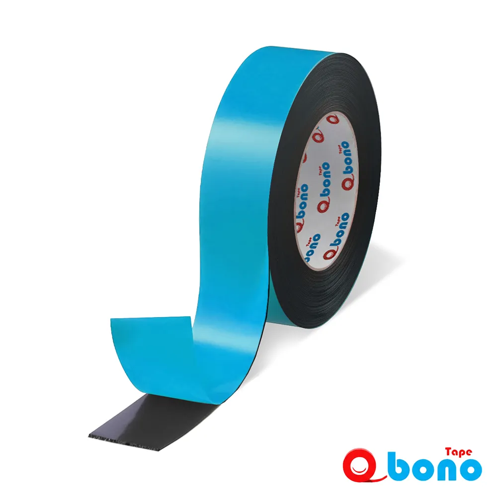 bono-5550-black-foam-double-sided-tape چسب دو طرفه فوم مشکی 5550 بونو نایلون آبی 1 میلی متر